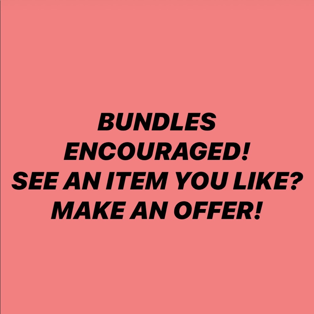 Bundles encouraged! Make an offer!